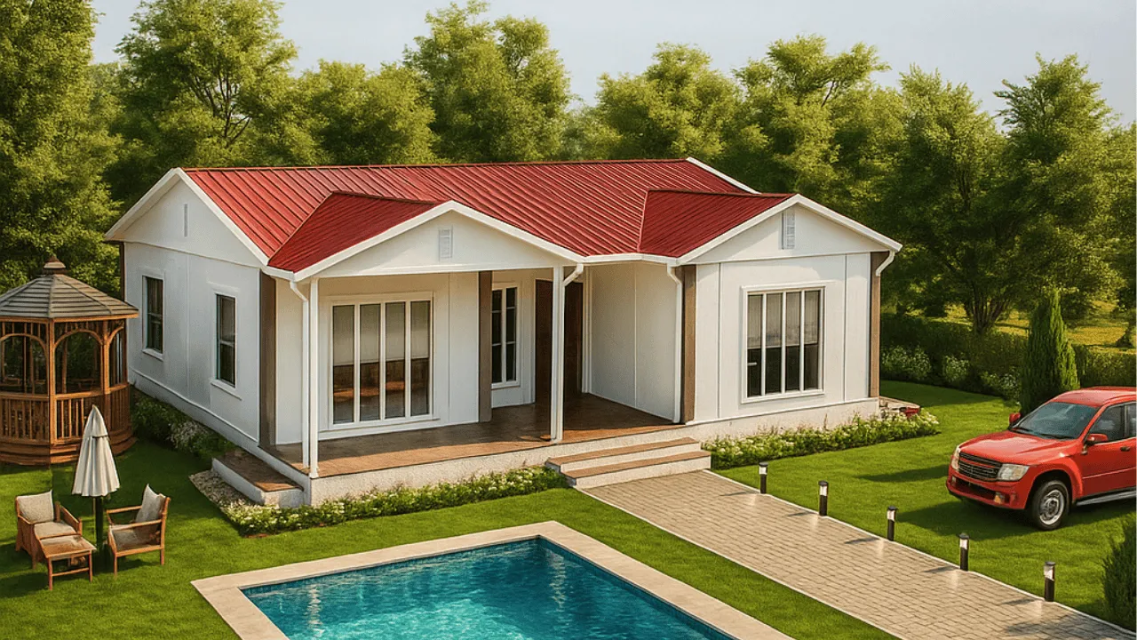 Tek Katlı Prefabrik Ev Fiyatı 100 m²