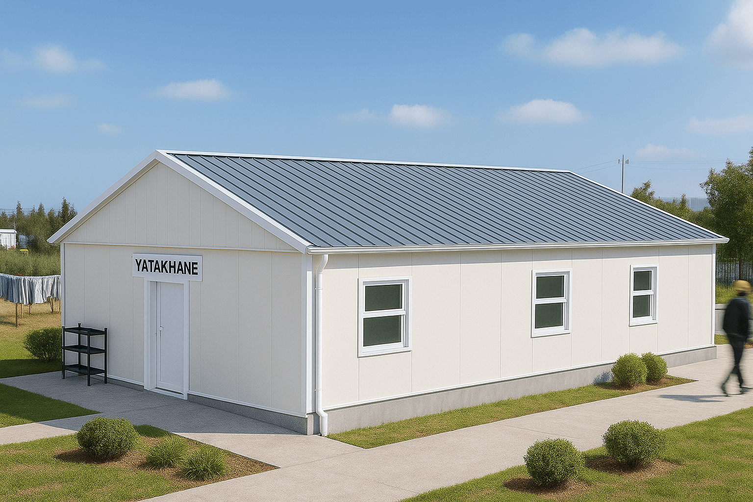 100 m² Prefabrik Yatakhane