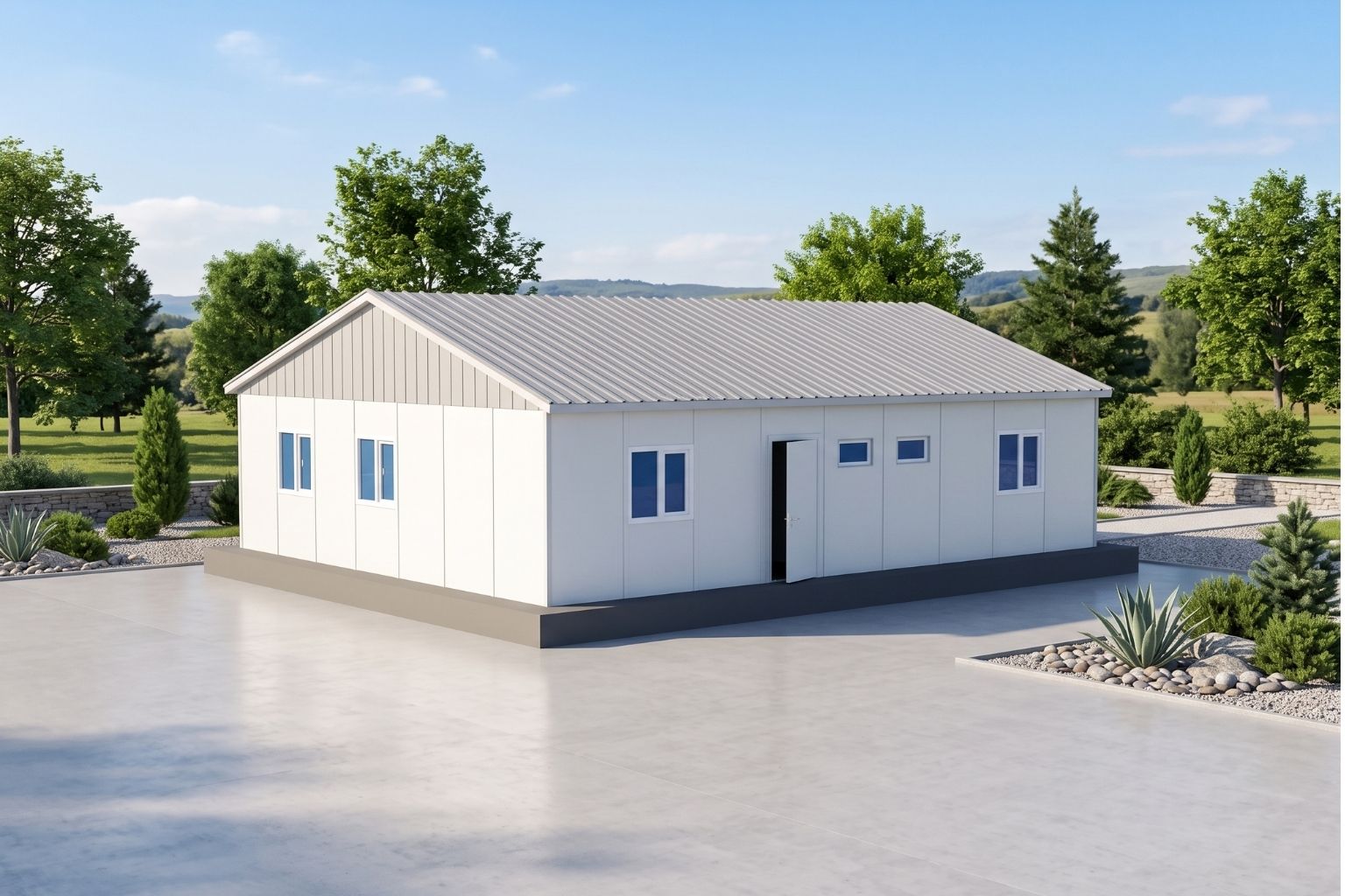102 m² Prefabrik Ofis