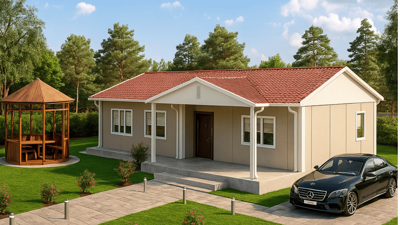 103 m² Prefabrik Ev