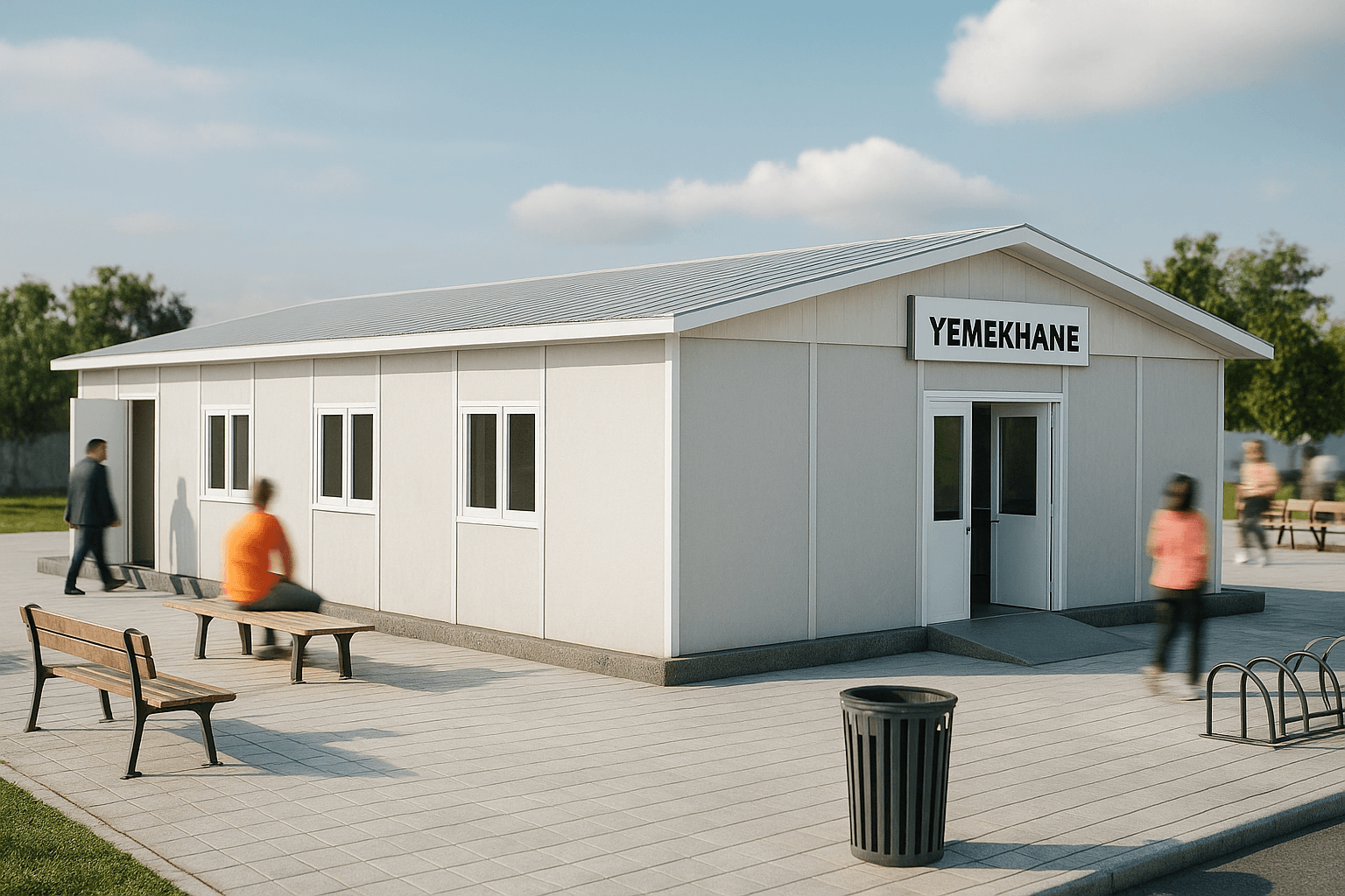 103 m² Prefabrik Yemekhane