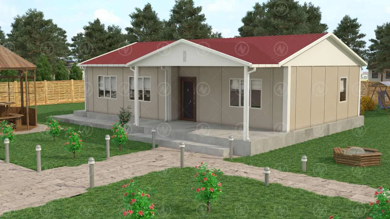 Tek Katlı Prefabrik Ev Fiyatı 103 m²