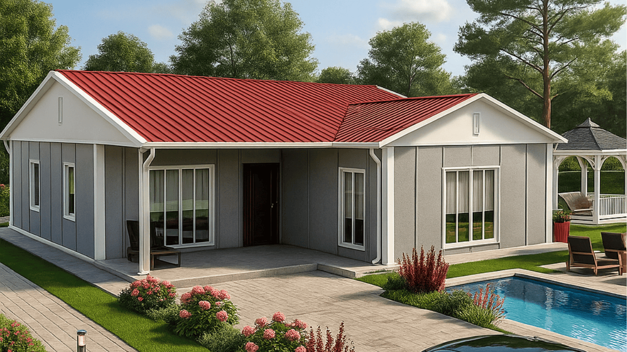 114 m² Prefabrik Ev