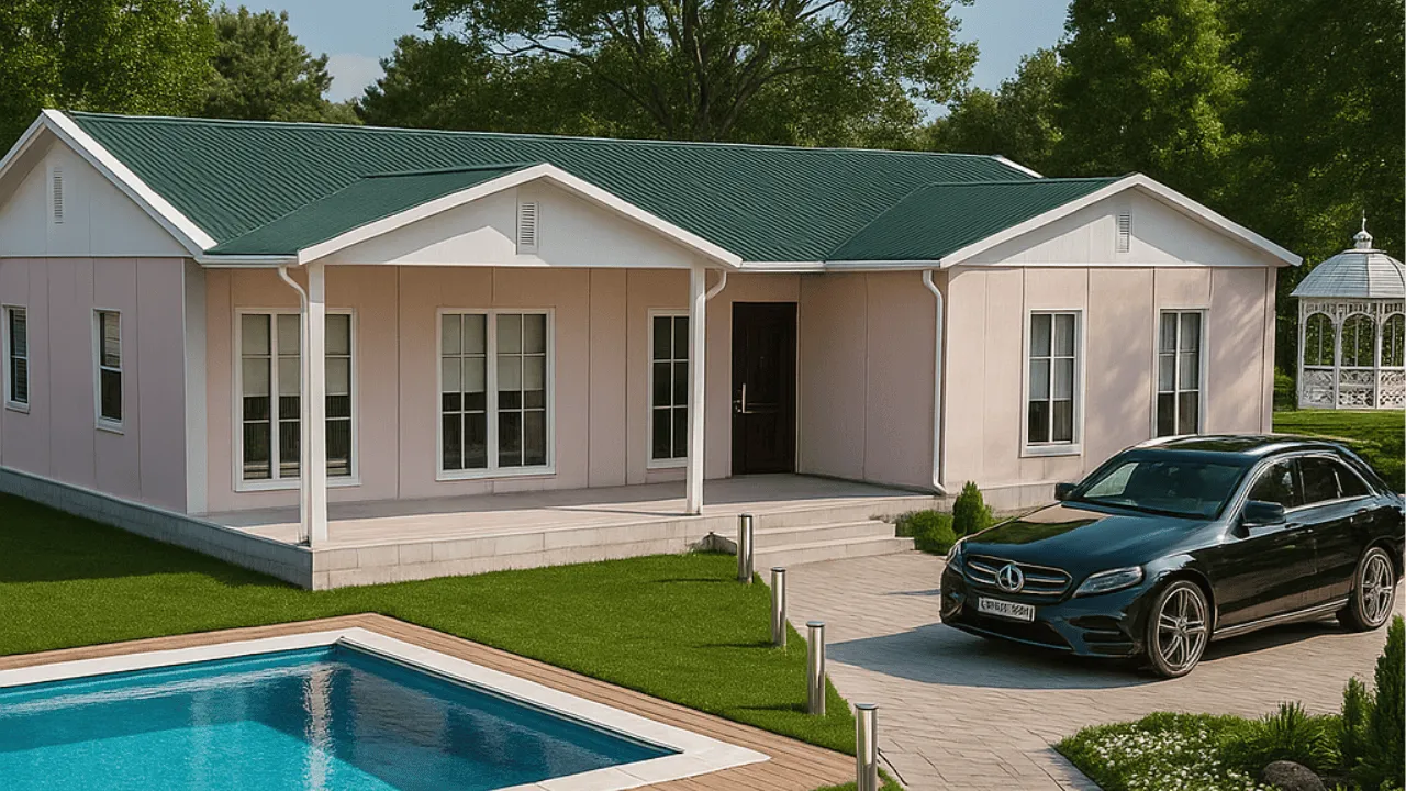 Tek Katlı Prefabrik Ev Fiyatı 123 m²