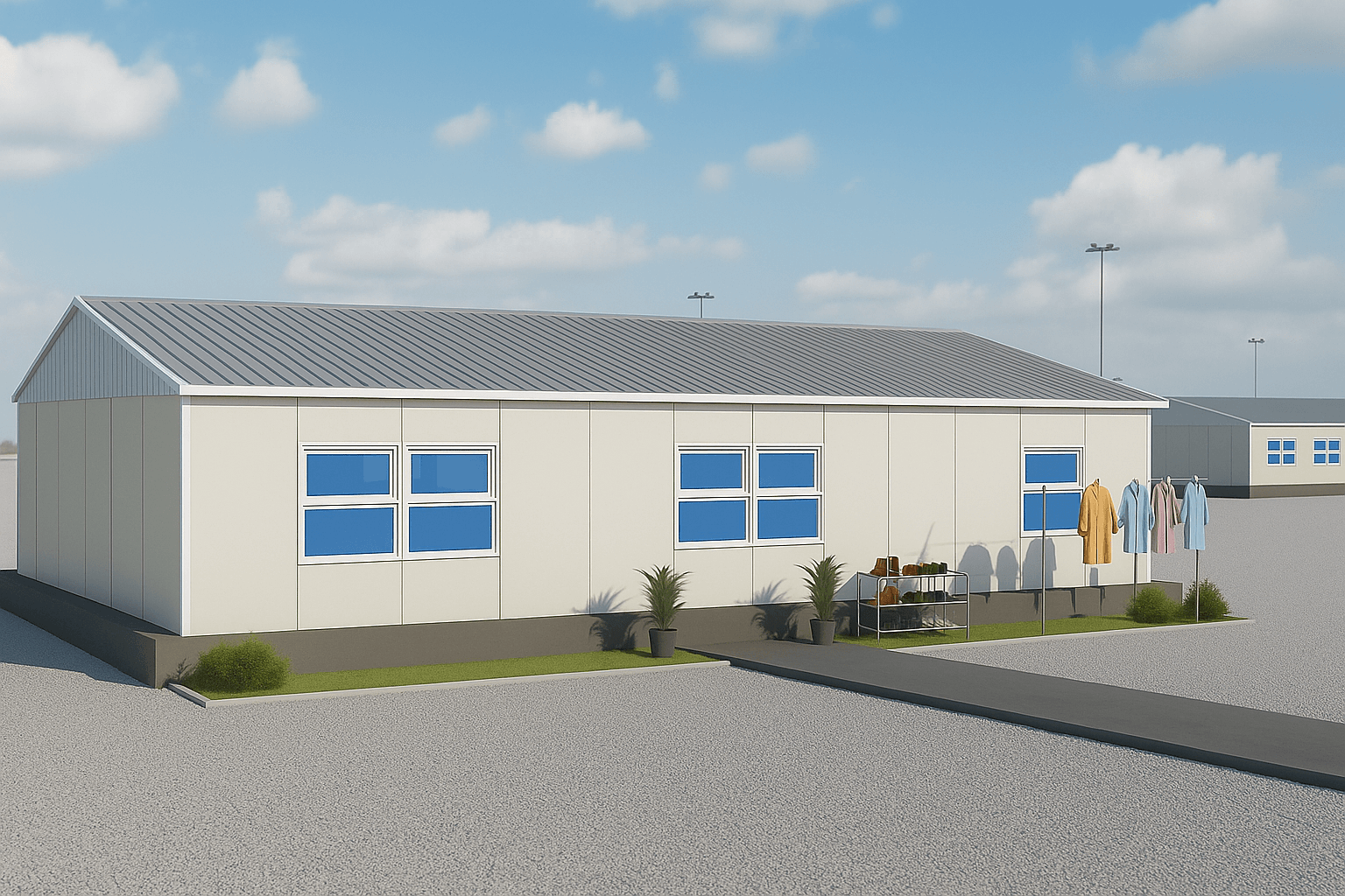 124 m² Prefabrik Yatakhane