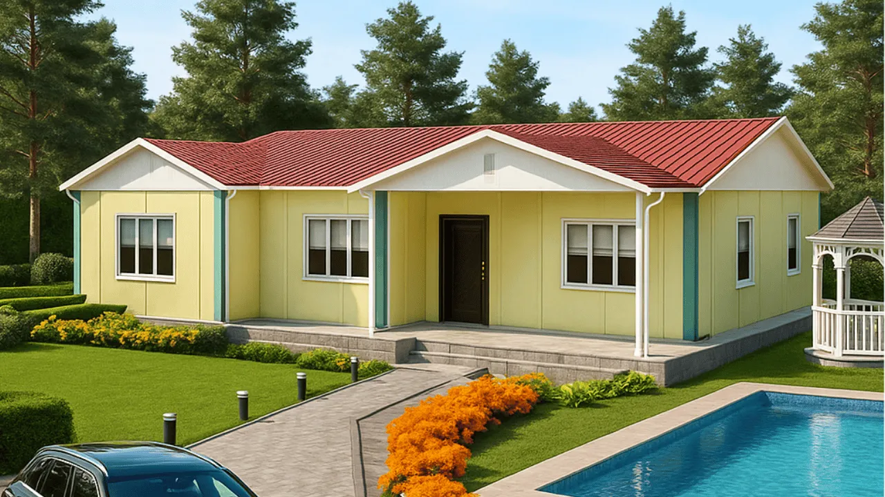Tek Katlı Prefabrik Ev Fiyatı 126 m²