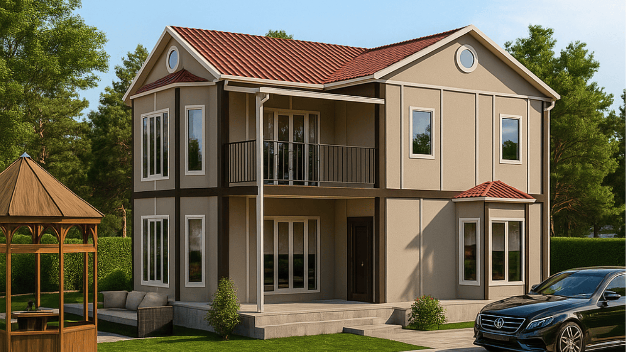 131 m² 2 Katlı Prefabrik Ev