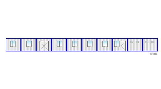 137 m² Şantiye Konteyner