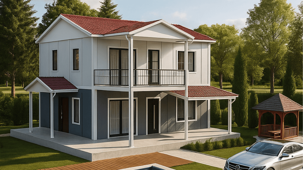 149 m² 2 Katlı Prefabrik Ev