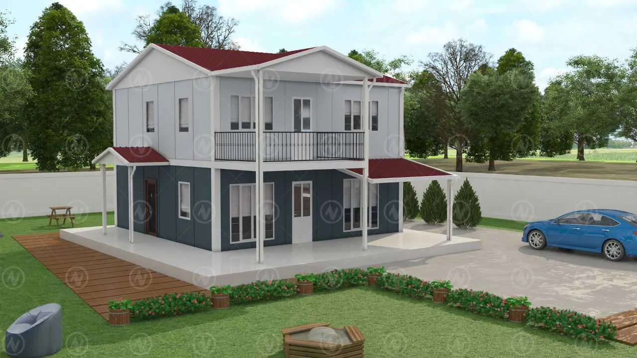 İki Katlı Prefabrik Ev Fiyatı 149 m²