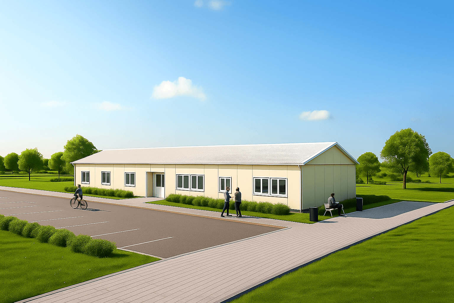 249 m² Prefabrik Ofis