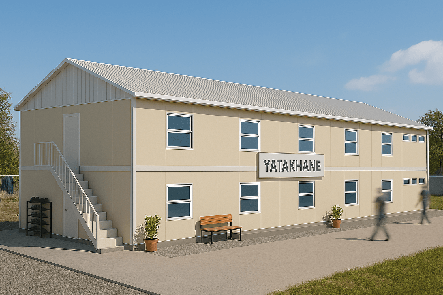 406 m² Prefabrik Yatakhane