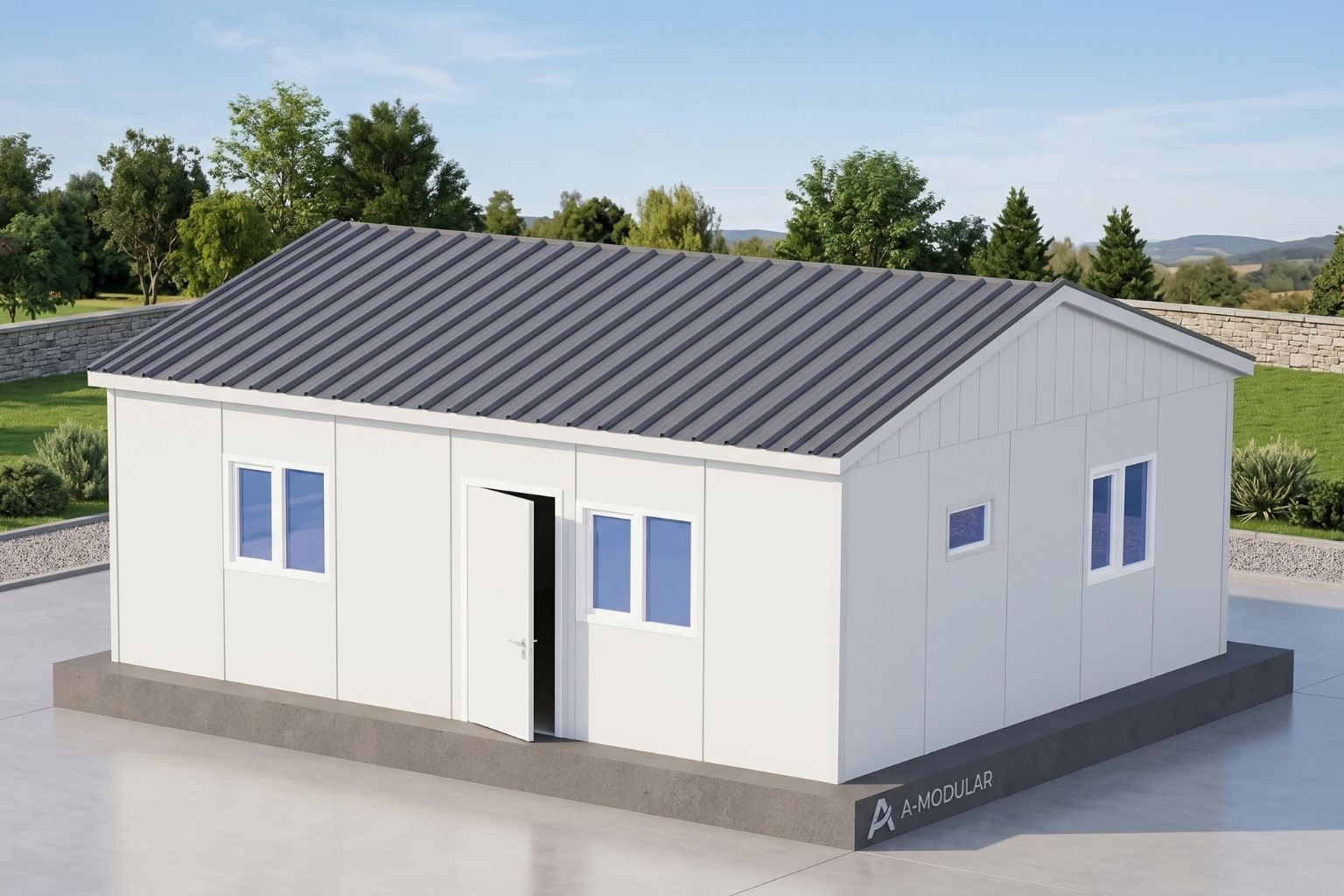 50 m² Prefabrik Ofis