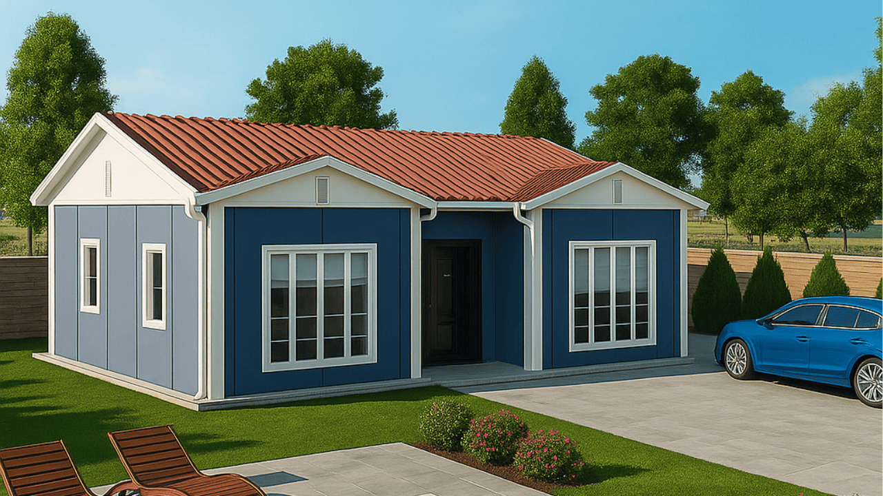 52 m² Prefabrik Ev
