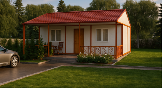 56 m² Konteyner Ev