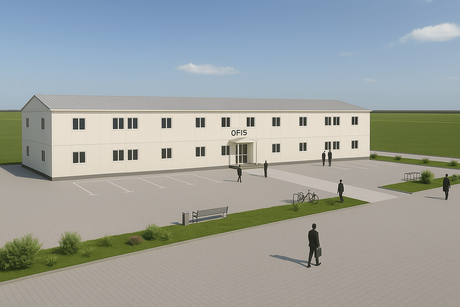 561 m² Prefabrik Ofis