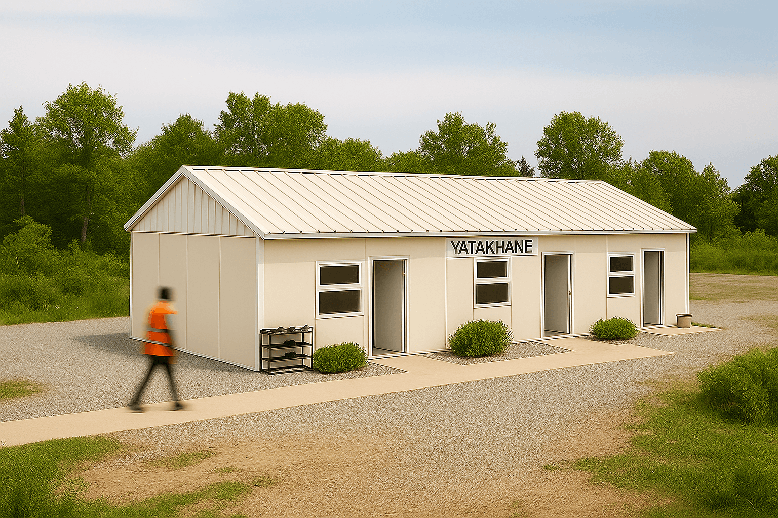 58 m² Prefabrik Yatakhane