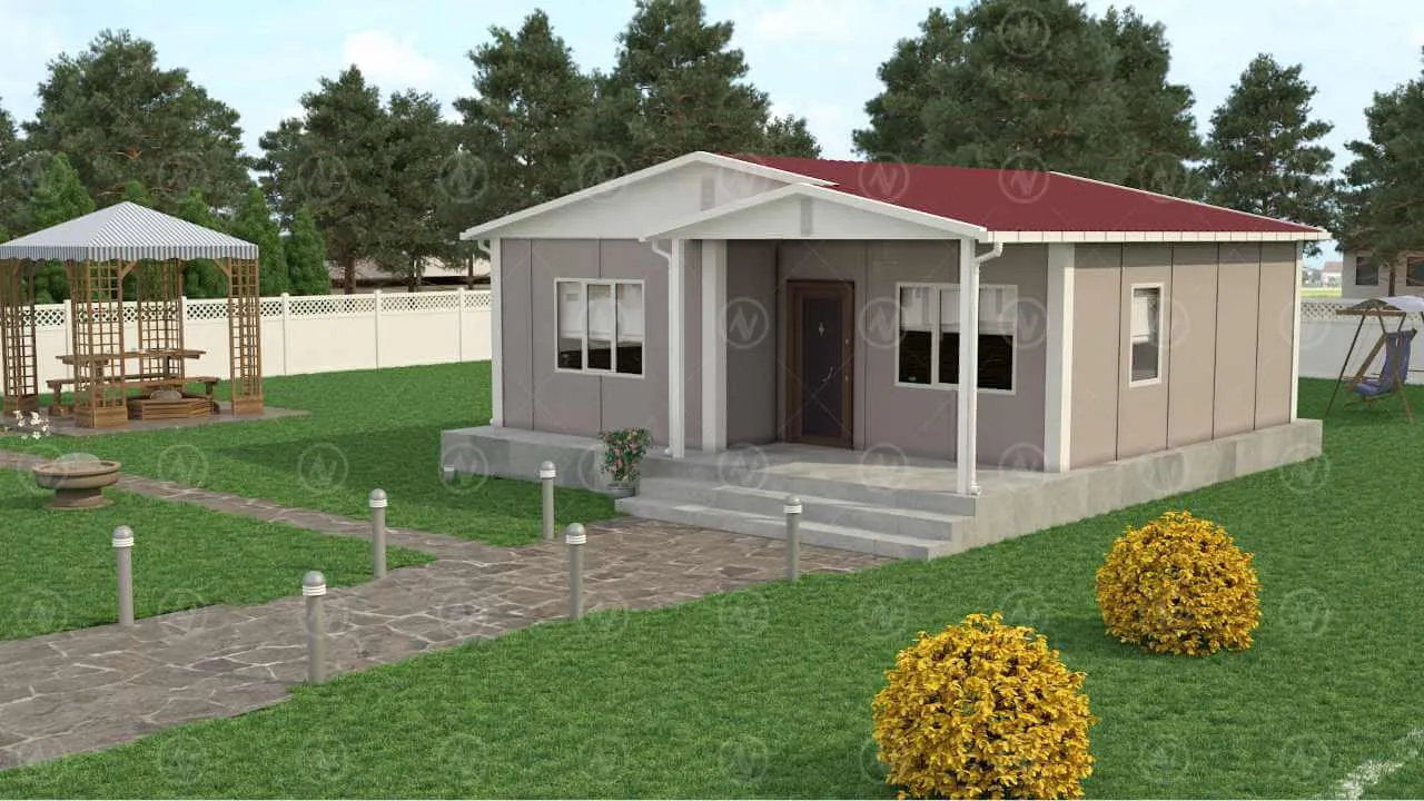 Tek Katlı Prefabrik Ev Fiyatı 62 m²