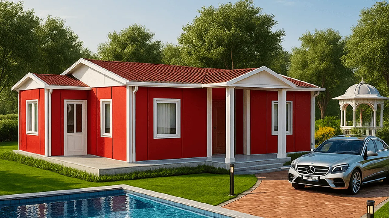 Tek Katlı Prefabrik Ev Fiyatı 72 m²