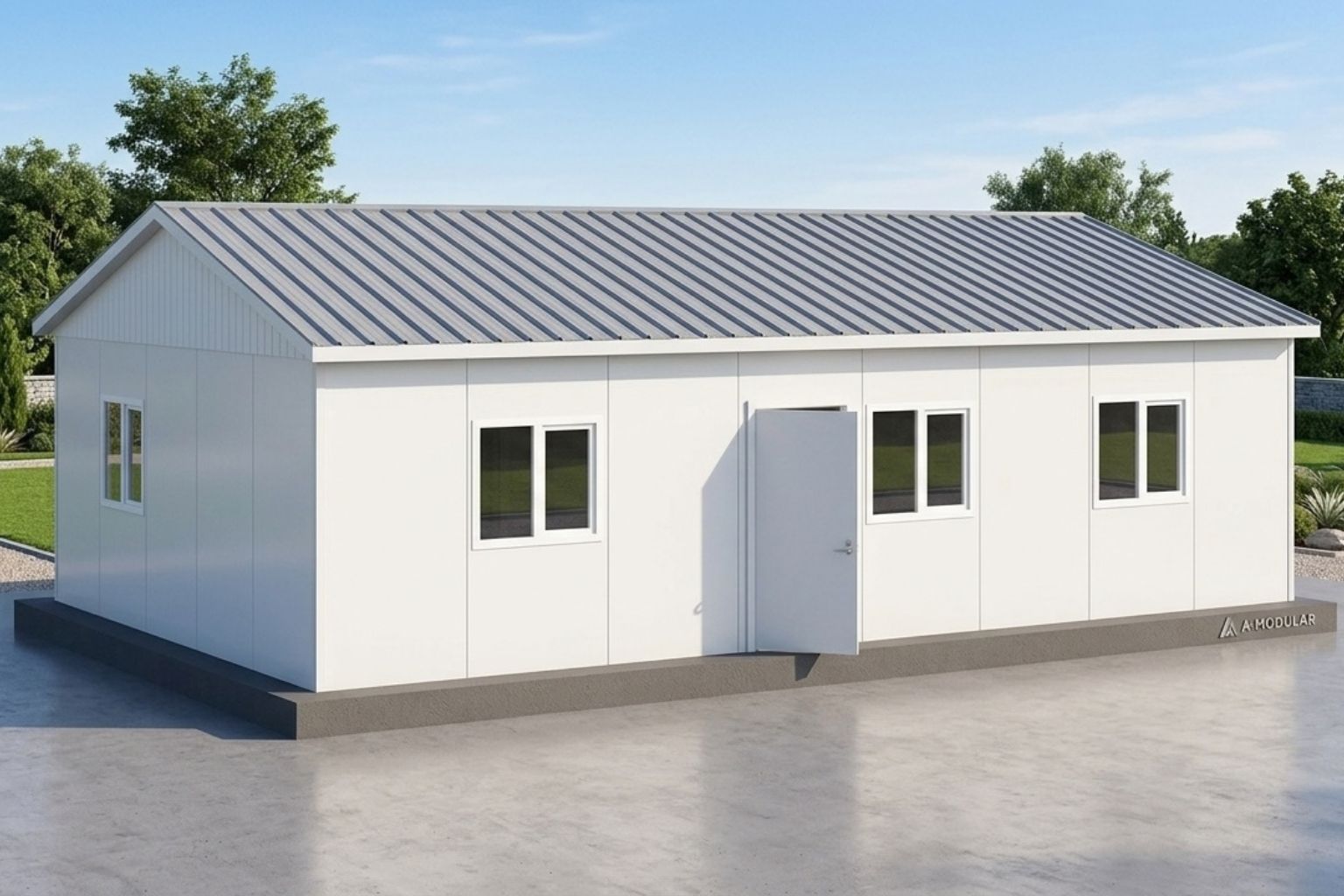 78 m² Prefabrik Ofis