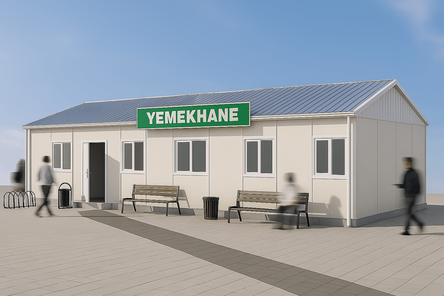 78 m² Prefabrik Yemekhane