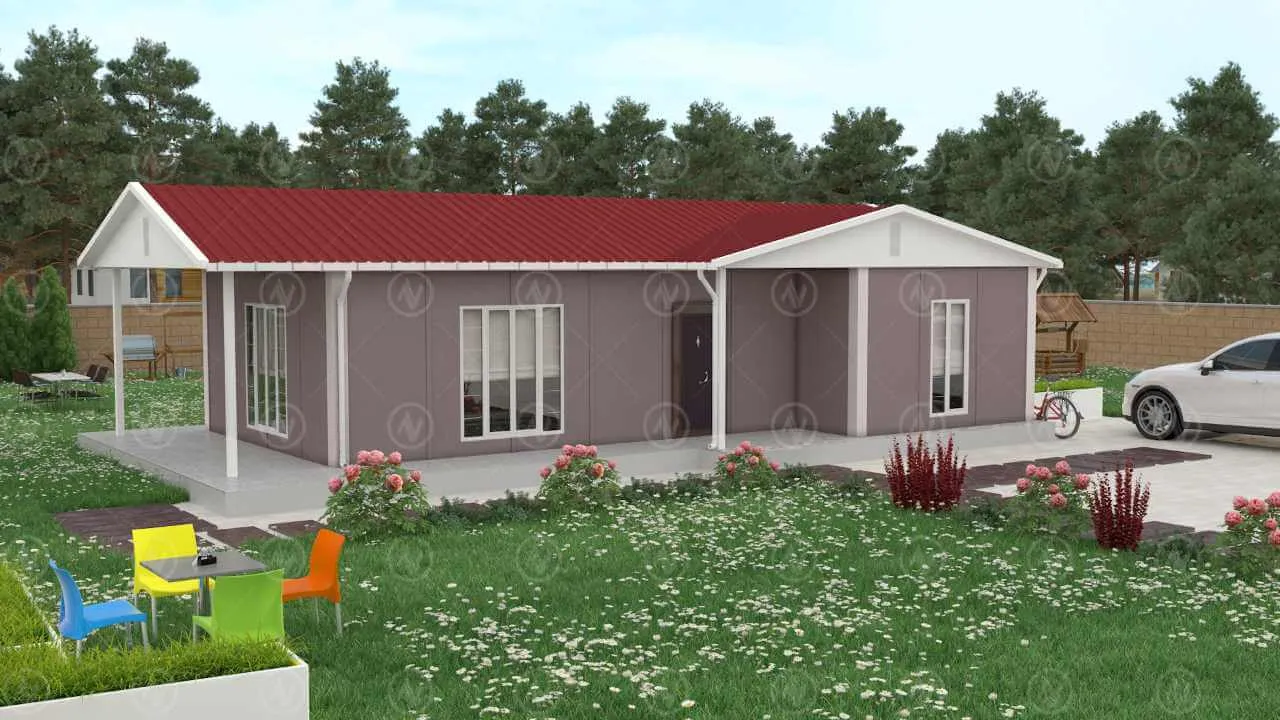 Tek Katlı Prefabrik Ev Fiyatı 80 m²