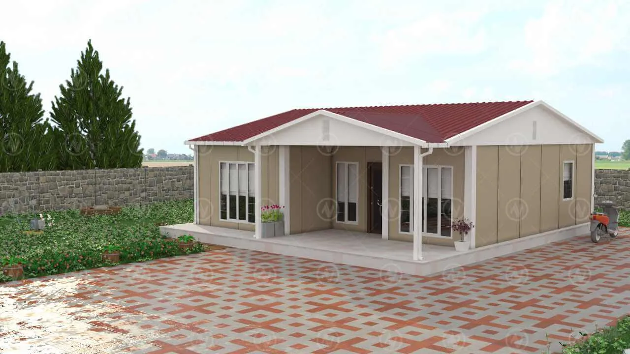Tek Katlı Prefabrik Ev Fiyatı 85 m²