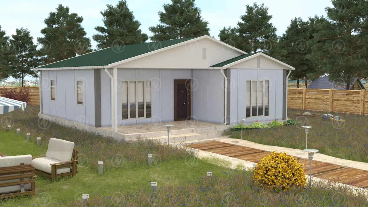 Tek Katlı Prefabrik Ev Fiyatı 92 m²