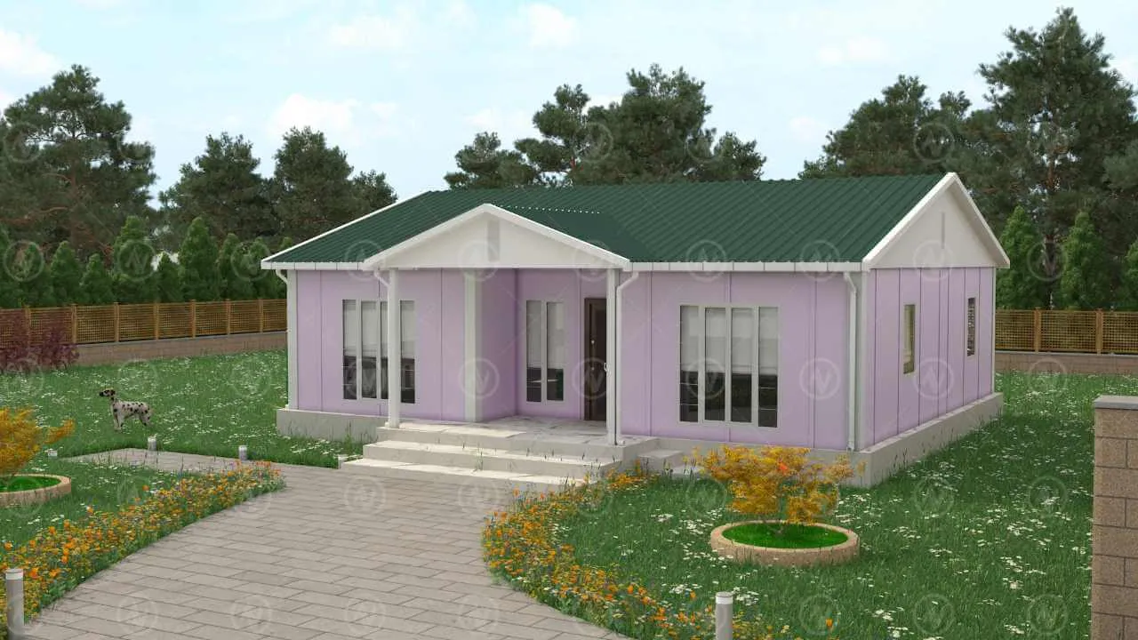 Tek Katlı Prefabrik Ev Fiyatı 96 m²