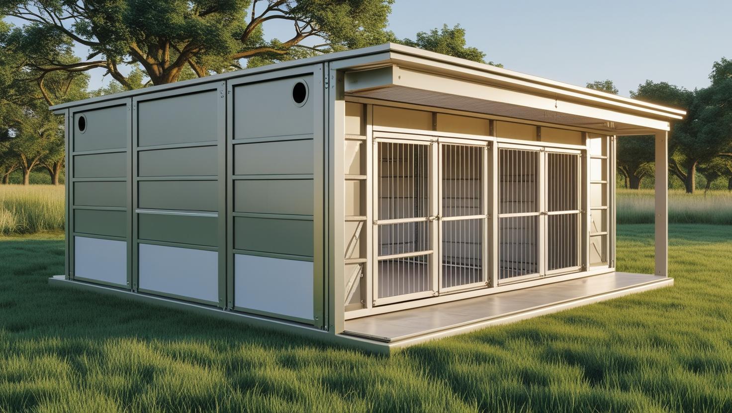 Hayvan Barınağı Kurmak İsteyenler için Prefabrik Hayvan Barınakları