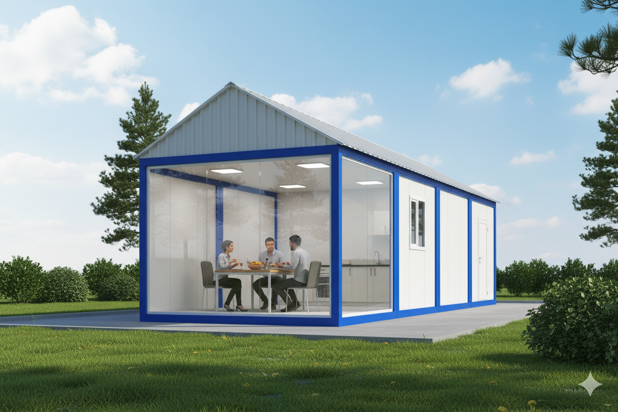 60 m² Yemekhane Konteyner