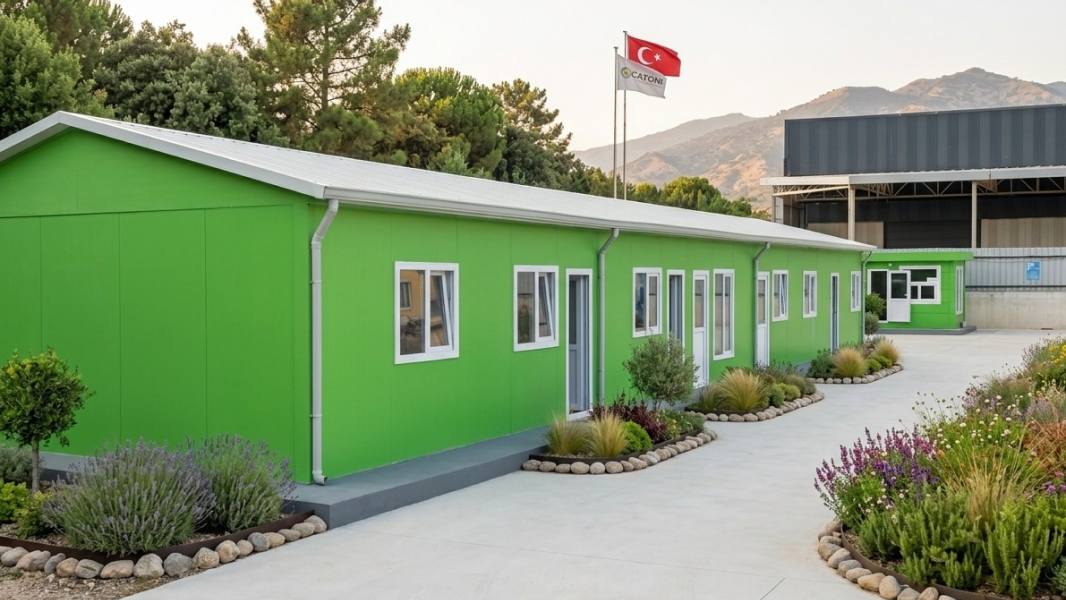 Çatom 154 m² Prefabrik Ofis Projesi – Aydın