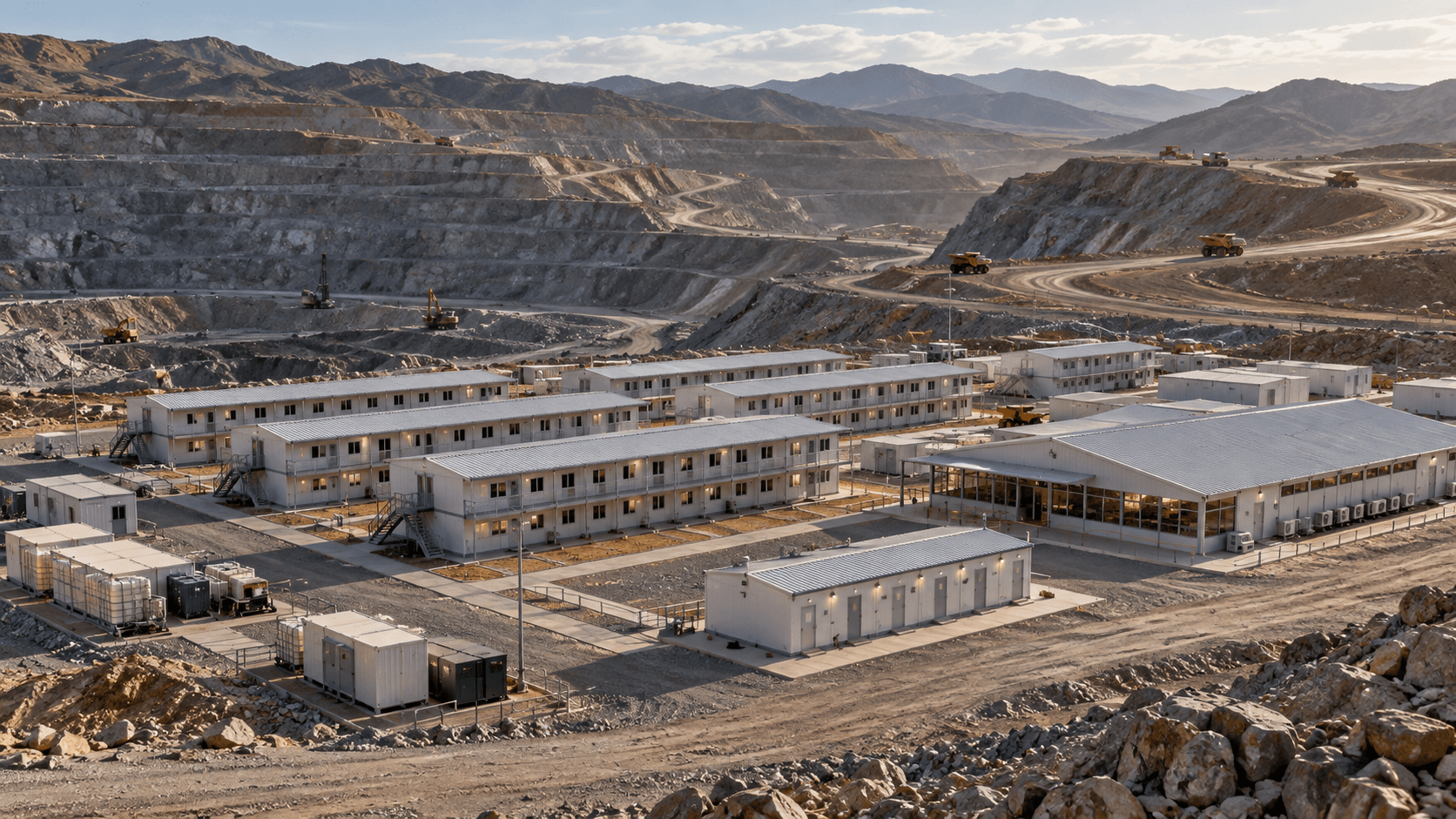 Maden Sahaları İçin Prefabrik Yatakhane ve Yemekhane Nasıl Seçilir?
