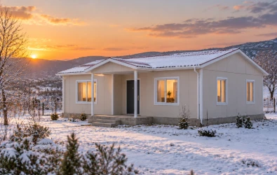 Kışın Kullanılacak Prefabrik Evlerde Yalıtım Nasıl Seçilmeli?