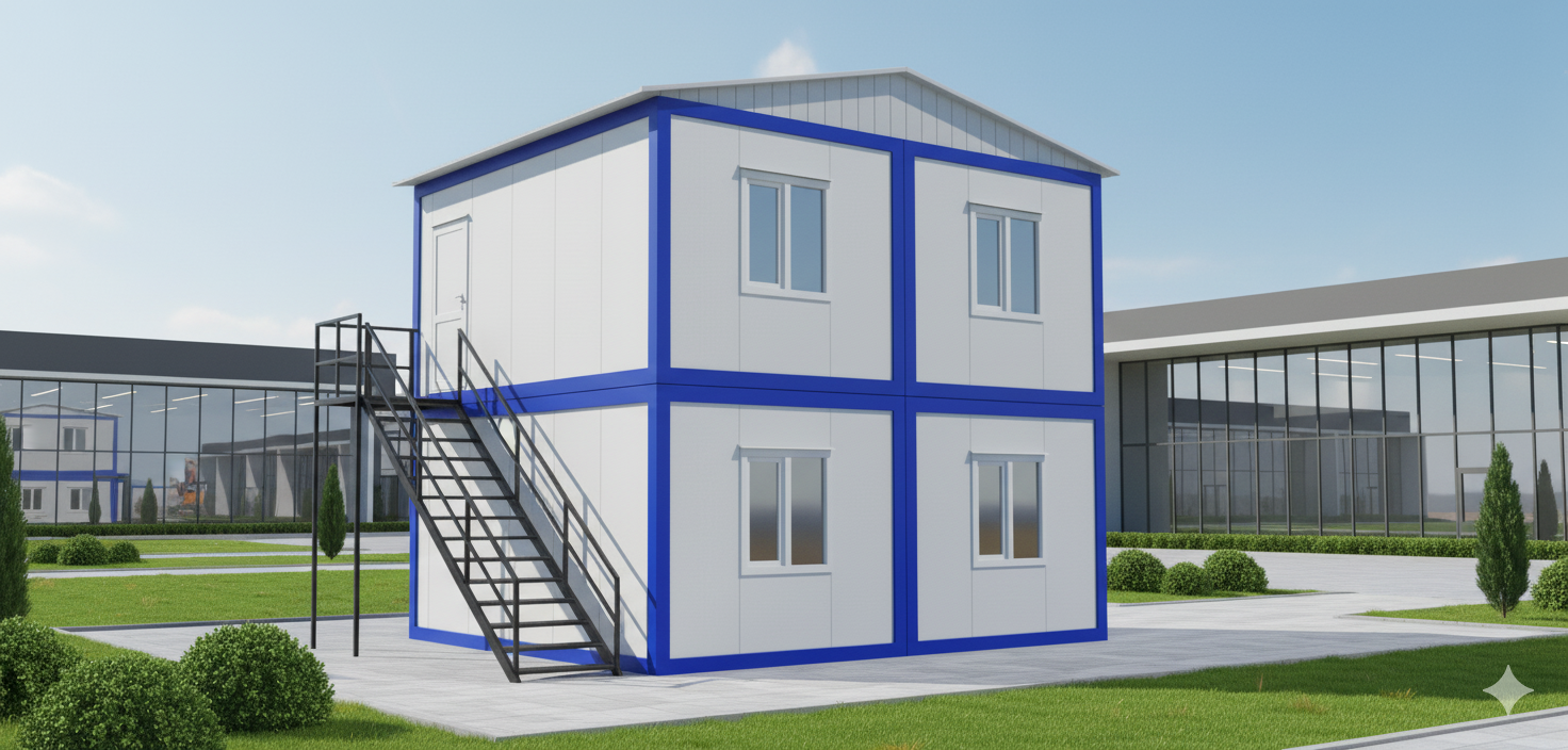 84 m² Birleşimli Ofis Konteyner