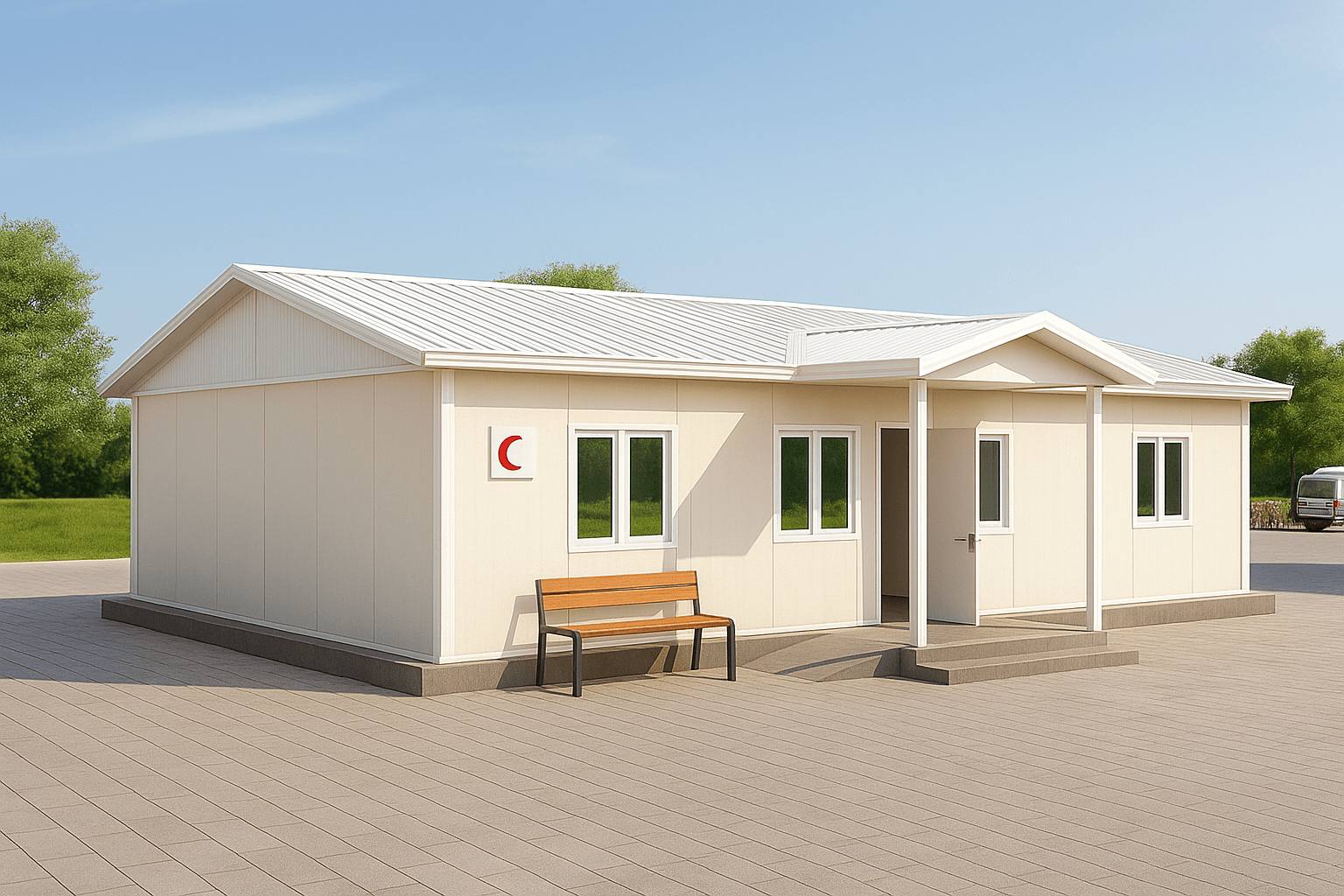 91 m² Prefabrik Sağlık Ocağı