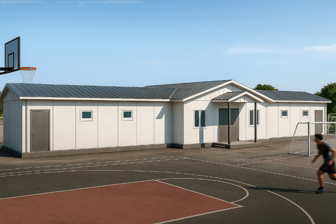 148 m² Prefabrik Spor Tesisi