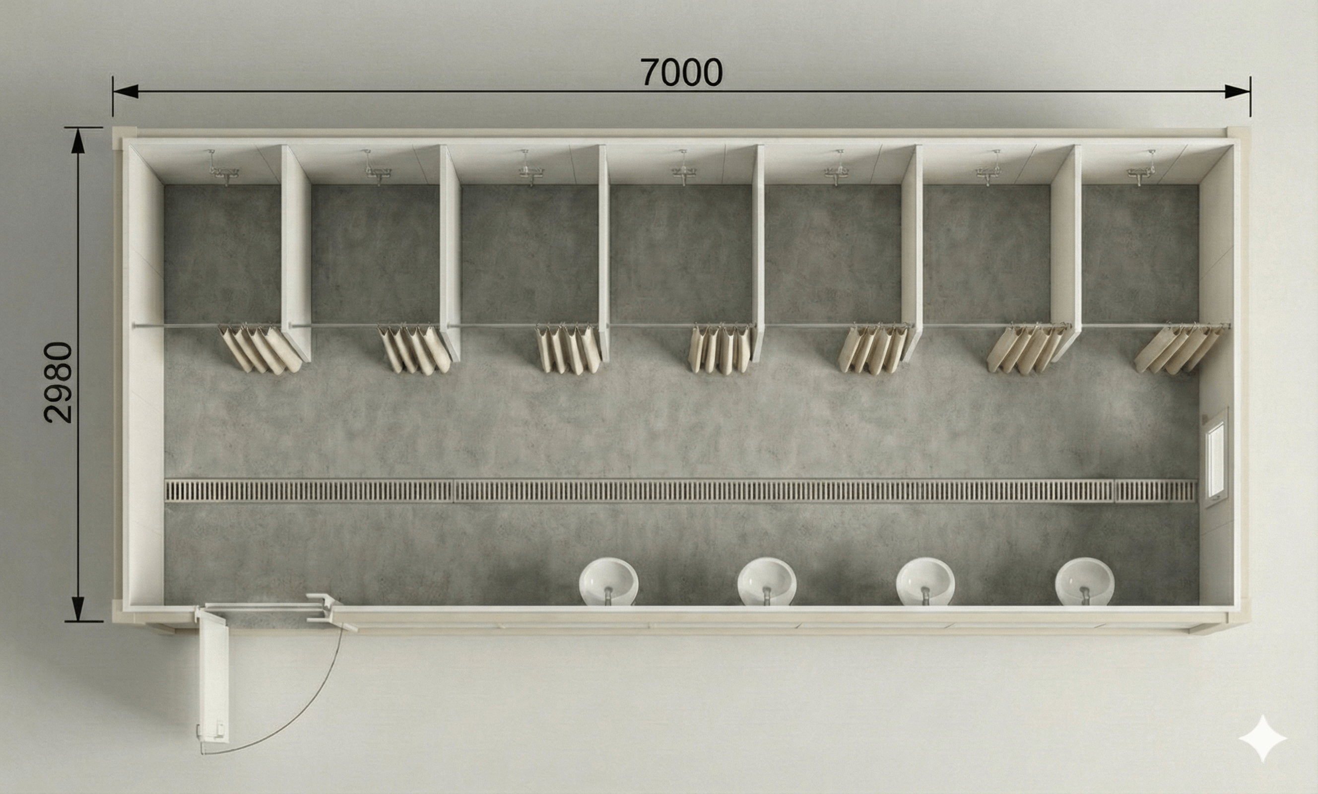 Duş Konteyner NWD 07